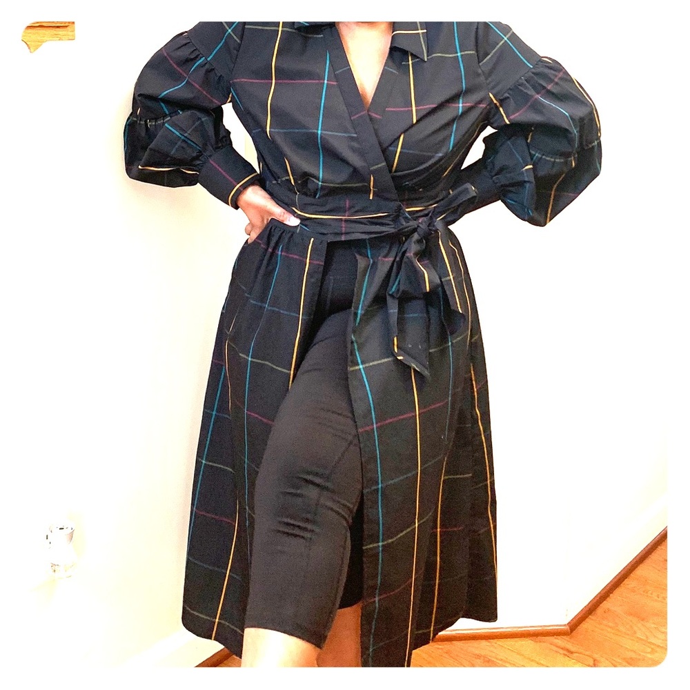 Wrap shirt duster 😍